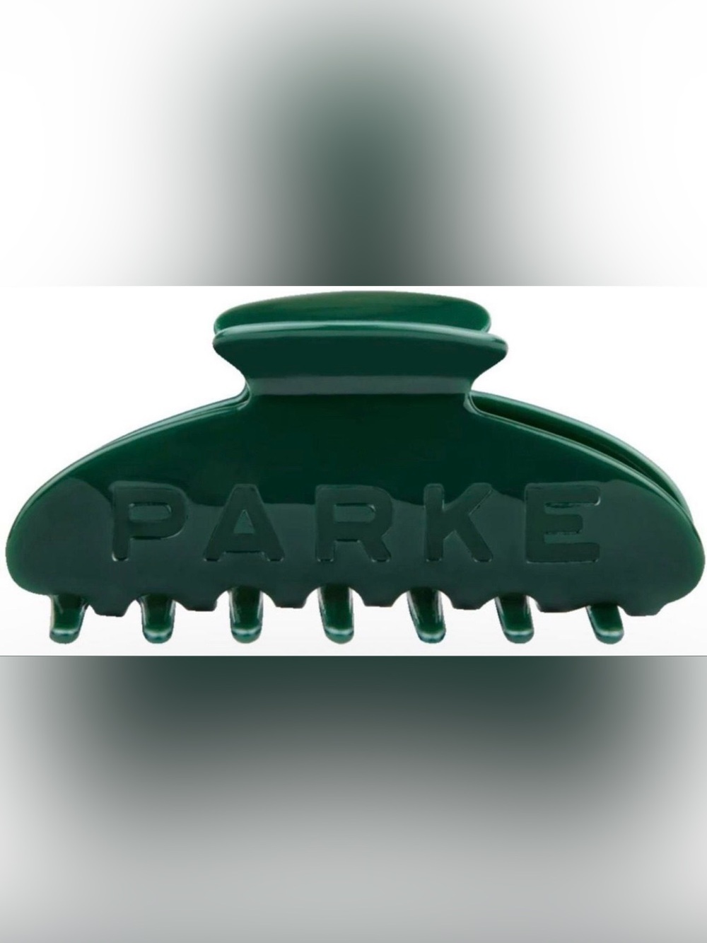 Parker Deep Green Hair Claw Clip FOREST — Sleek Everyday Hold